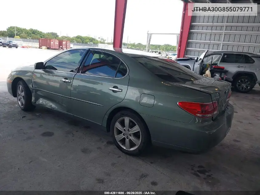 2005 Lexus Es 330 VIN: JTHBA30G855079771 Lot: 42611686