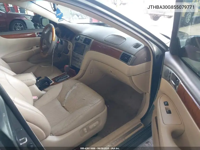2005 Lexus Es 330 VIN: JTHBA30G855079771 Lot: 42611686