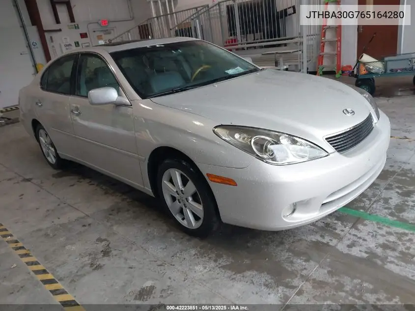 2006 Lexus Es 330 VIN: JTHBA30G765164280 Lot: 42223851