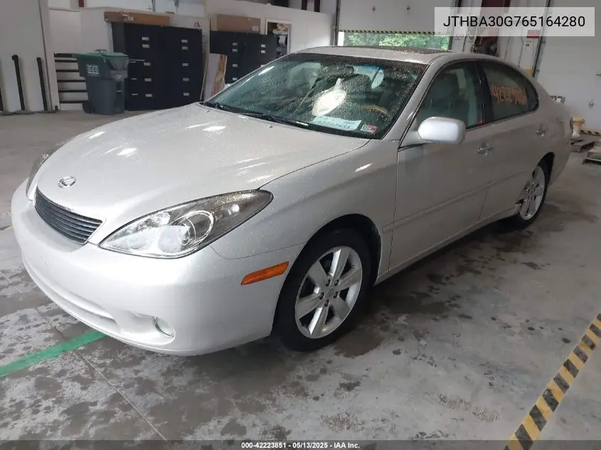 2006 Lexus Es 330 VIN: JTHBA30G765164280 Lot: 42223851