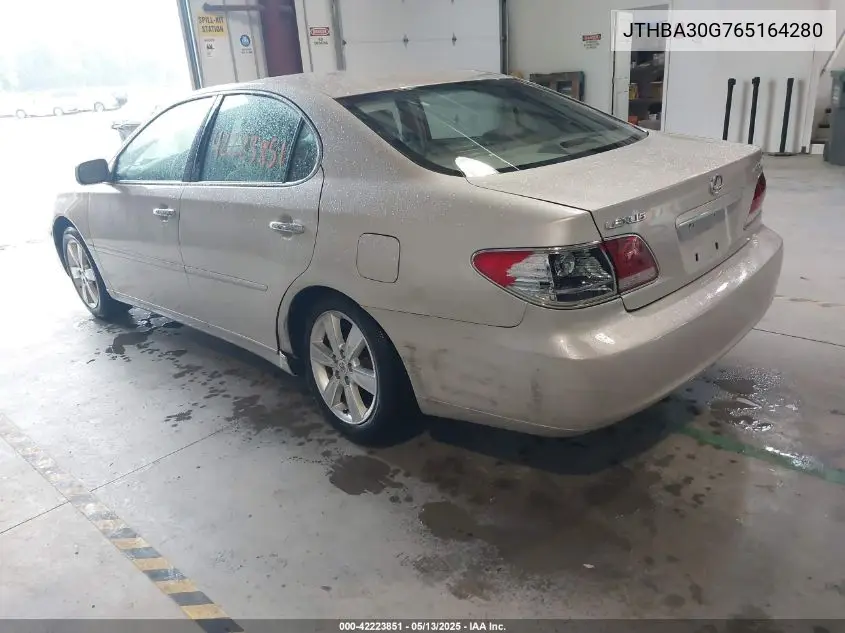 2006 Lexus Es 330 VIN: JTHBA30G765164280 Lot: 42223851
