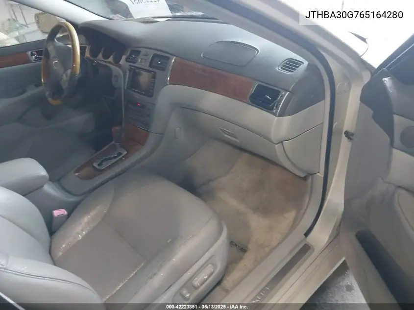 2006 Lexus Es 330 VIN: JTHBA30G765164280 Lot: 42223851