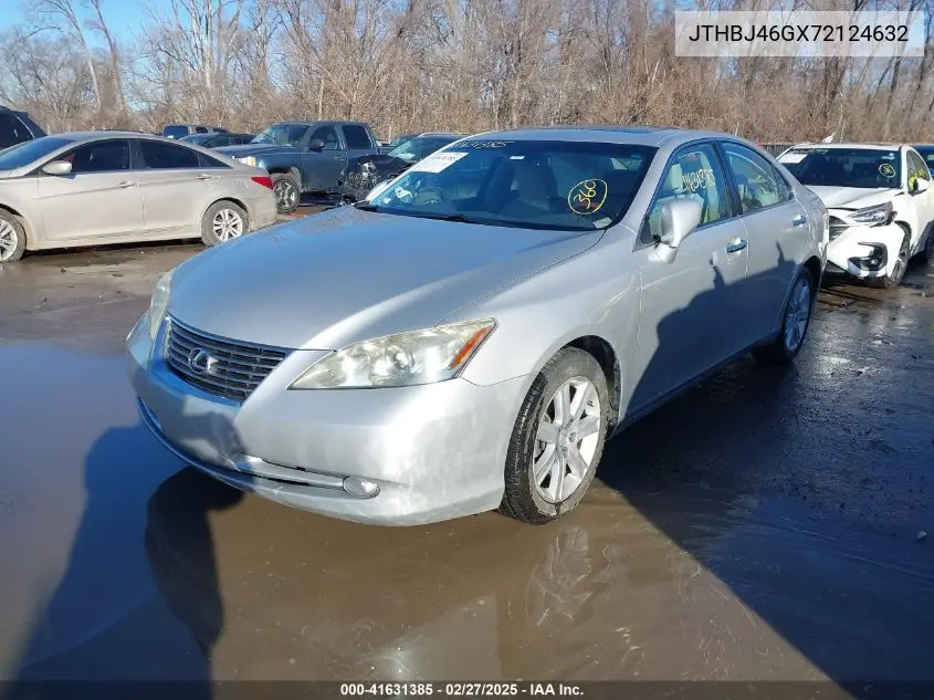 2007 Lexus Es 350 VIN: JTHBJ46GX72124632 Lot: 41631385