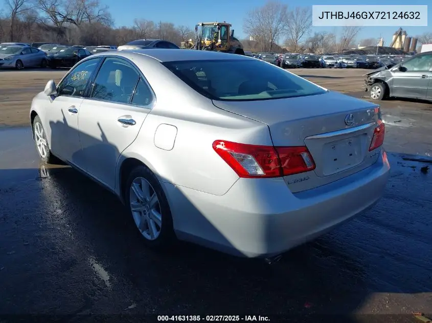 2007 Lexus Es 350 VIN: JTHBJ46GX72124632 Lot: 41631385