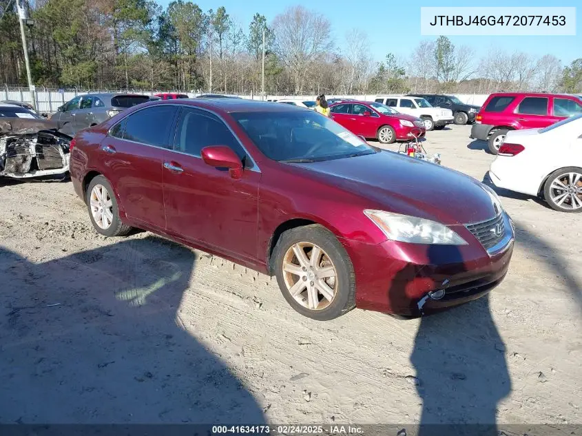 2007 Lexus Es 350 VIN: JTHBJ46G472077453 Lot: 41634173