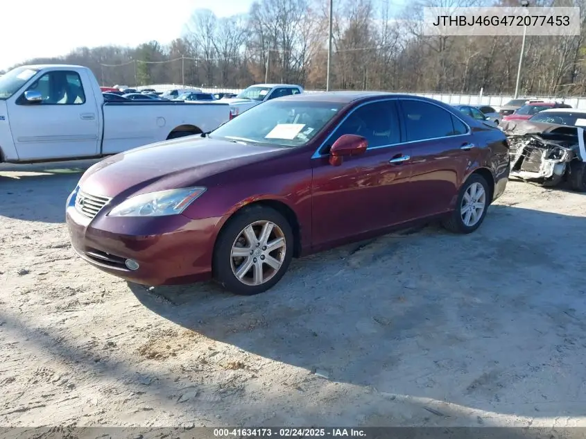 2007 Lexus Es 350 VIN: JTHBJ46G472077453 Lot: 41634173