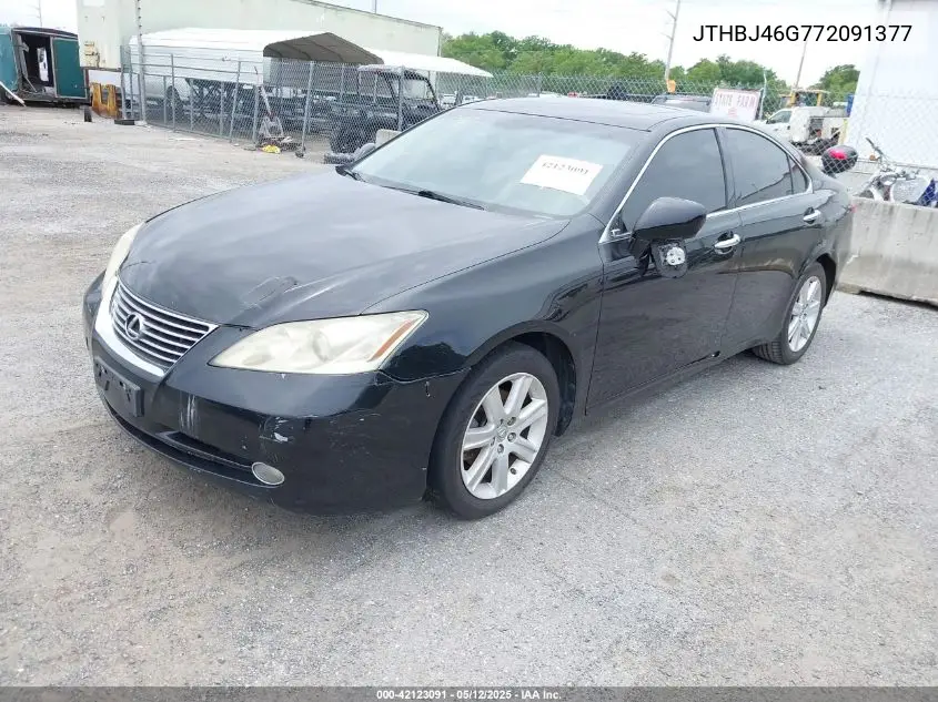2007 Lexus Es 350 VIN: JTHBJ46G772091377 Lot: 42123091