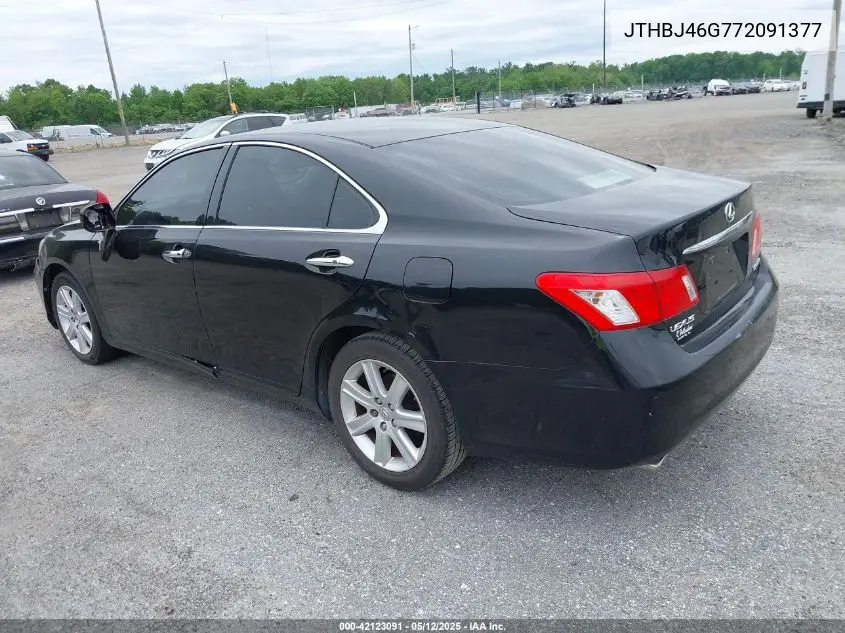 2007 Lexus Es 350 VIN: JTHBJ46G772091377 Lot: 42123091