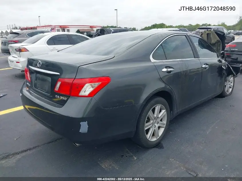 2007 Lexus Es 350 VIN: JTHBJ46G172048590 Lot: 42242382