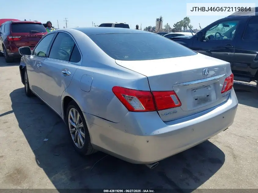 2007 Lexus Es 350 VIN: JTHBJ46G672119864 Lot: 42619296