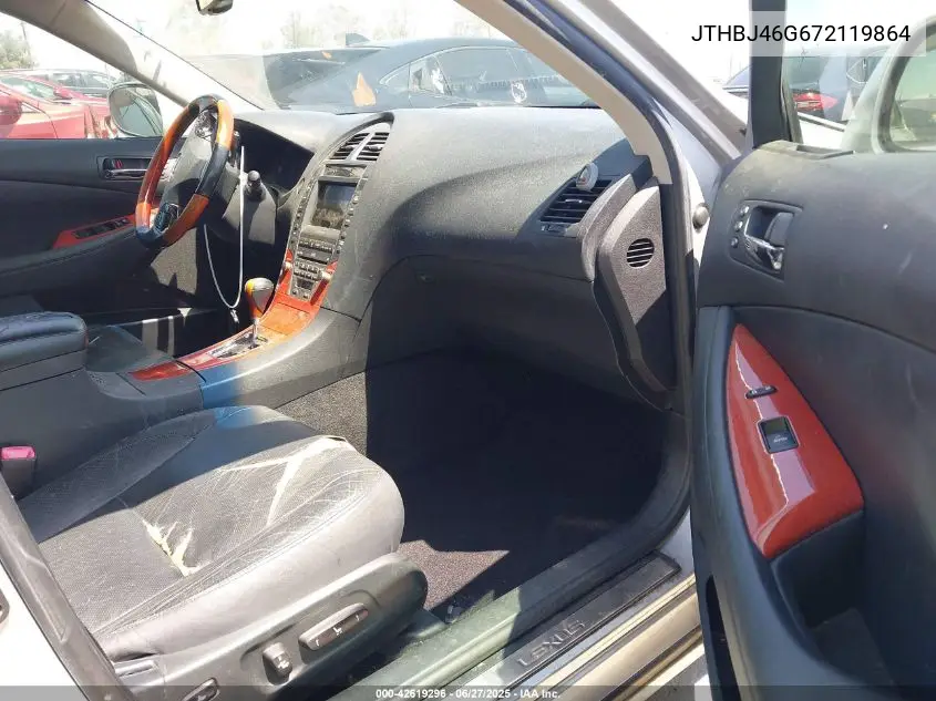 2007 Lexus Es 350 VIN: JTHBJ46G672119864 Lot: 42619296