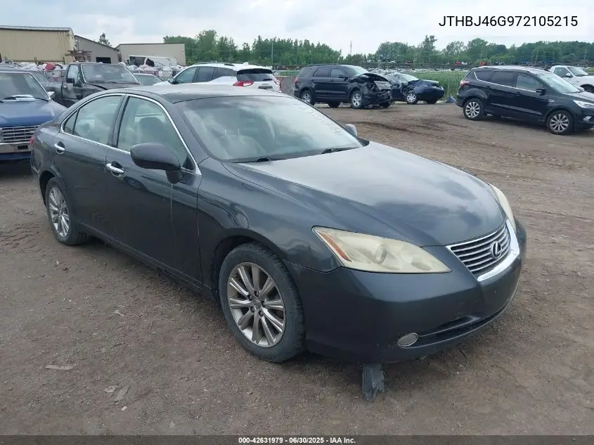 2007 Lexus Es 350 350 VIN: JTHBJ46G972105215 Lot: 42631979