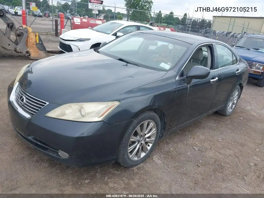 2007 Lexus Es 350 350 VIN: JTHBJ46G972105215 Lot: 42631979
