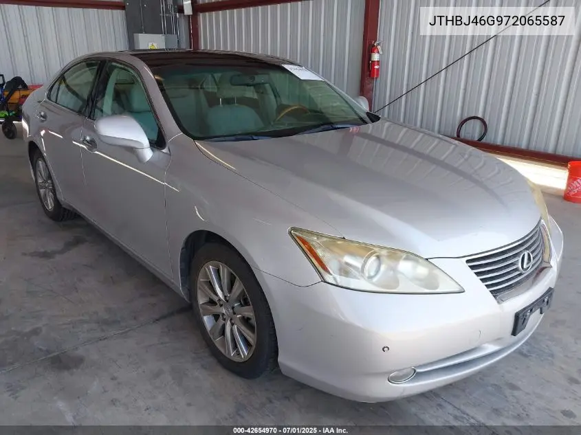 2007 Lexus Es 350 VIN: JTHBJ46G972065587 Lot: 42654970