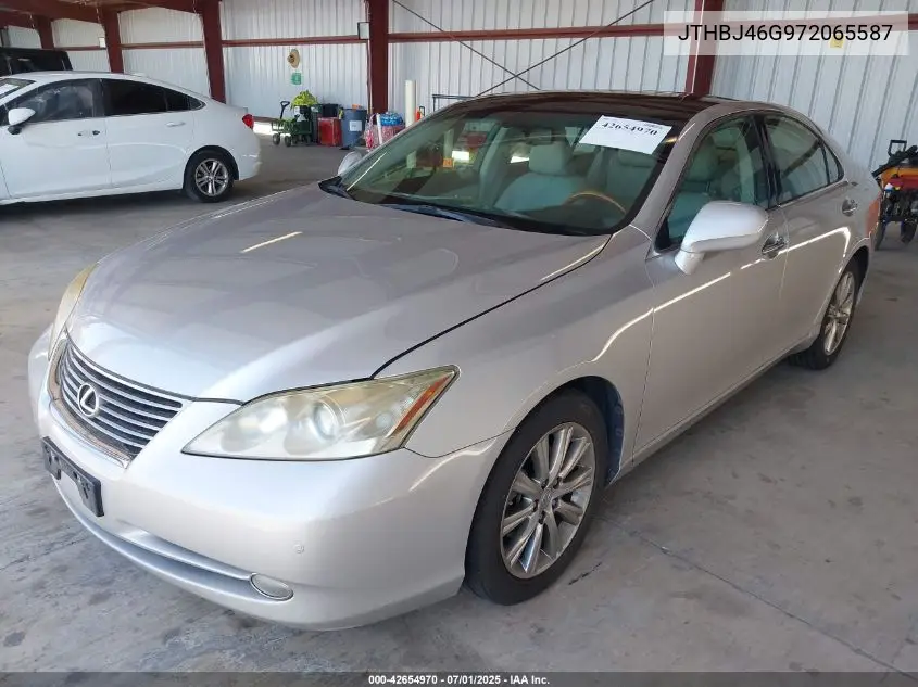 2007 Lexus Es 350 VIN: JTHBJ46G972065587 Lot: 42654970