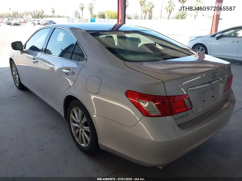 2007 Lexus Es 350 VIN: JTHBJ46G972065587 Lot: 42654970
