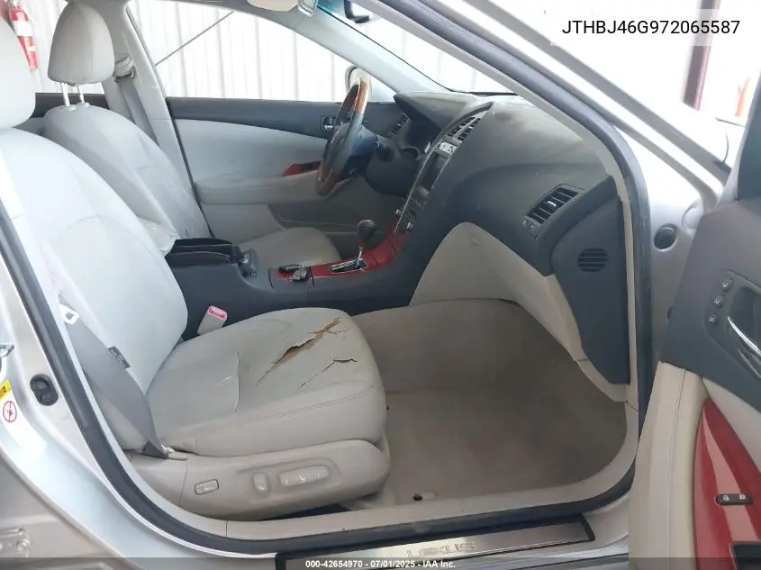 2007 Lexus Es 350 VIN: JTHBJ46G972065587 Lot: 42654970