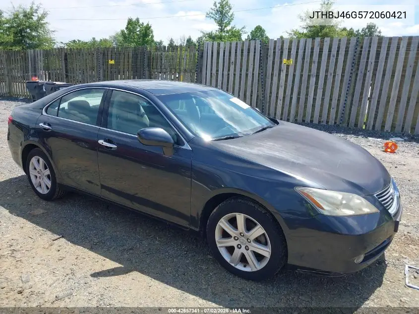 jthbj46g572060421 JTHBJ46G572060421 2007 Lexus Es 350