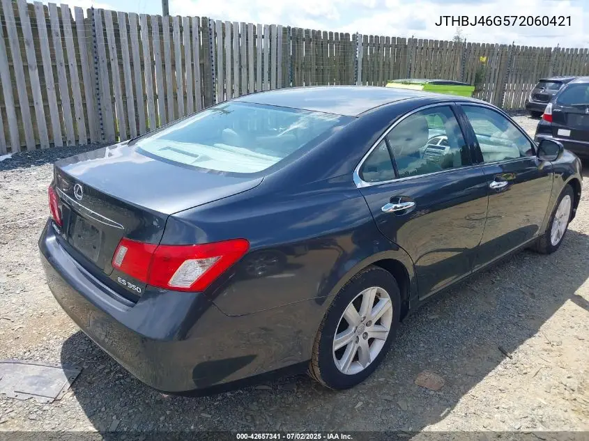 jthbj46g572060421 JTHBJ46G572060421 2007 Lexus Es 350