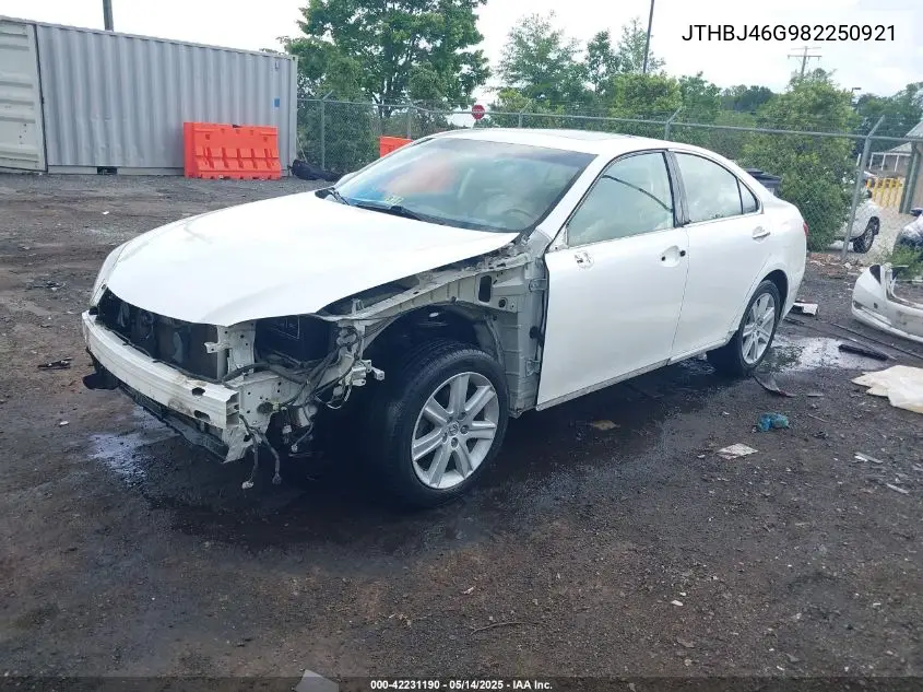 jthbj46g982250921 JTHBJ46G982250921 2008 Lexus Es 350