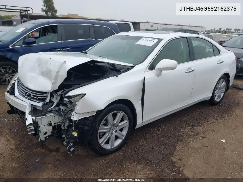 2008 Lexus Es 350 VIN: JTHBJ46G682162375 Lot: 42605941