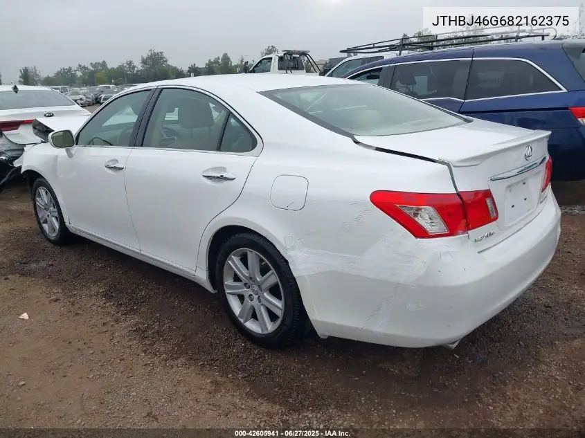 2008 Lexus Es 350 VIN: JTHBJ46G682162375 Lot: 42605941