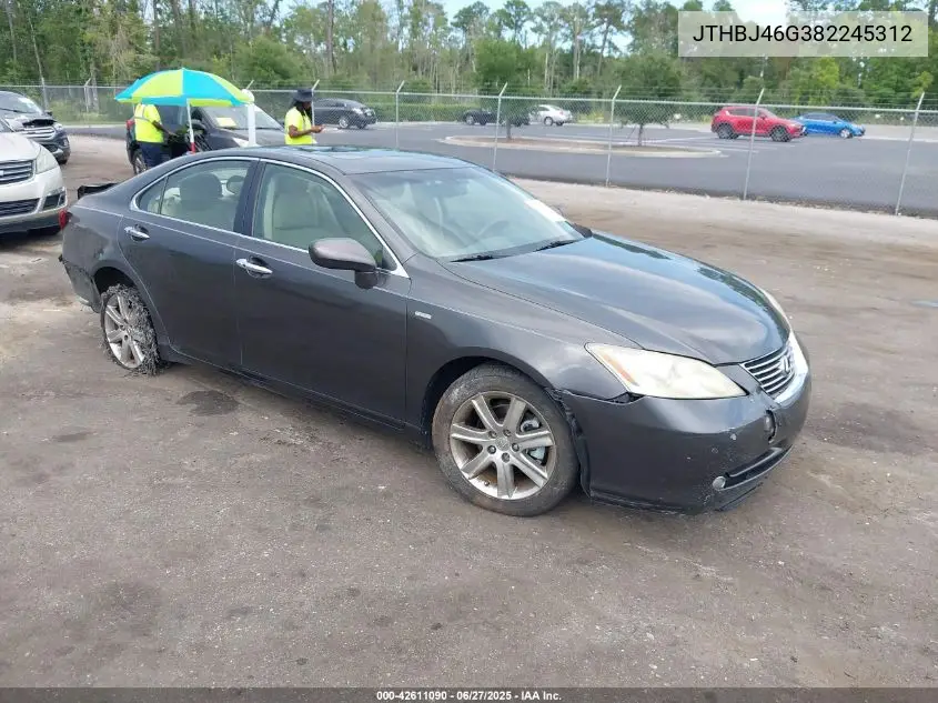 2008 Lexus Es 350 VIN: JTHBJ46G382245312 Lot: 42611090
