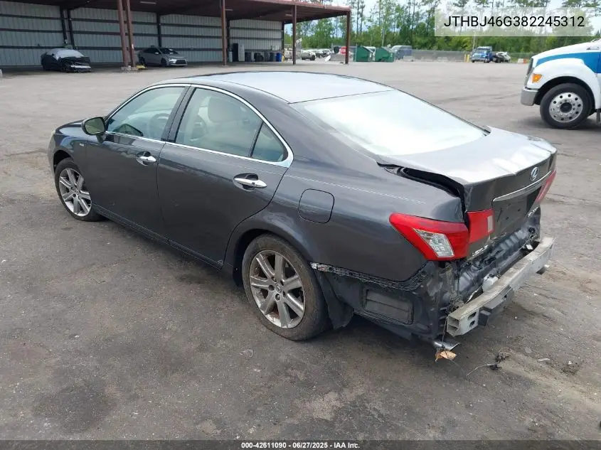 2008 Lexus Es 350 VIN: JTHBJ46G382245312 Lot: 42611090