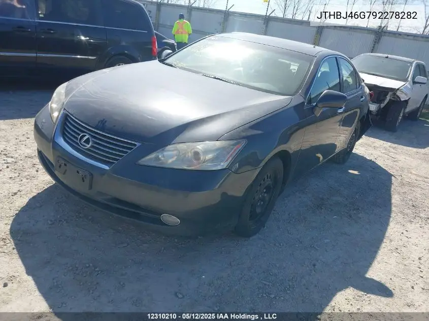 2009 Lexus Es 350 350 VIN: JTHBJ46G792278282 Lot: 12310210