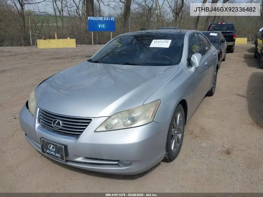 2009 Lexus Es 350 VIN: JTHBJ46GX92336482 Lot: 41911476