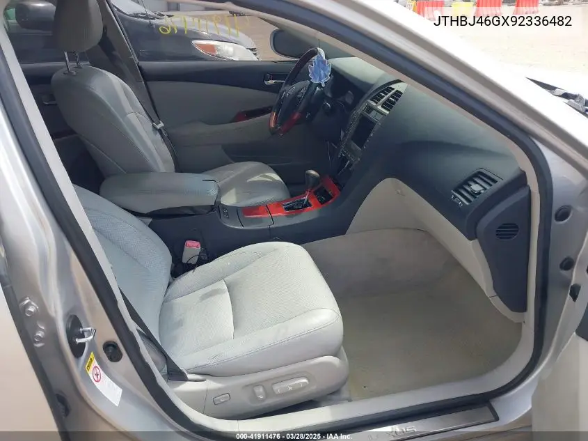 2009 Lexus Es 350 VIN: JTHBJ46GX92336482 Lot: 41911476
