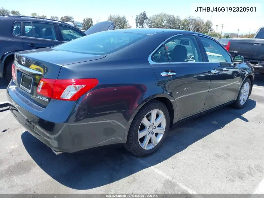 2009 Lexus Es 350 VIN: JTHBJ46G192320901 Lot: 42640928