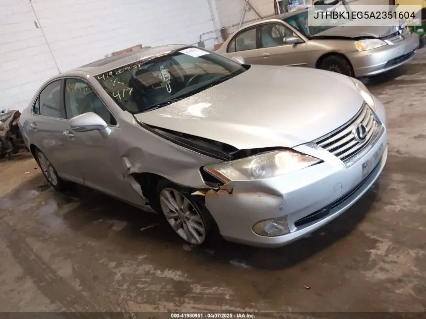 2010 Lexus Es 350 VIN: JTHBK1EG5A2351604 Lot: 41980951