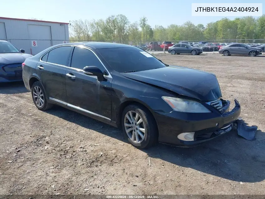 2010 Lexus Es 350 VIN: JTHBK1EG4A2404924 Lot: 42226828