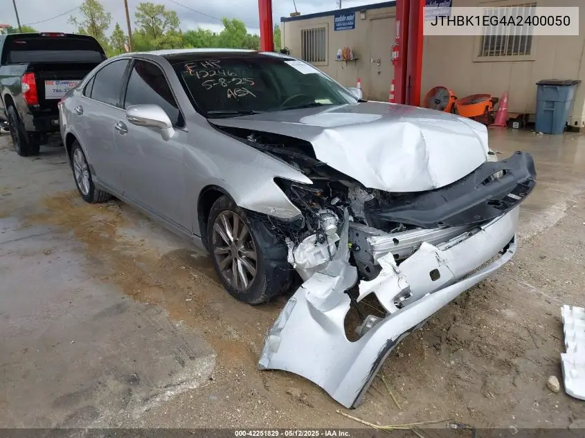 2010 Lexus Es 350 VIN: JTHBK1EG4A2400050 Lot: 42251829