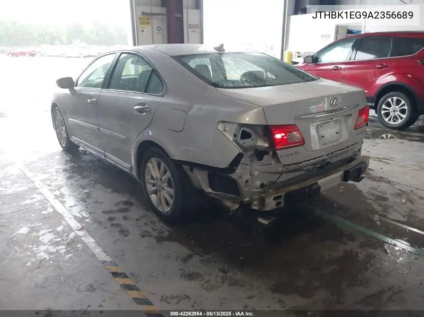 2010 Lexus Es 350 VIN: JTHBK1EG9A2356689 Lot: 42262954