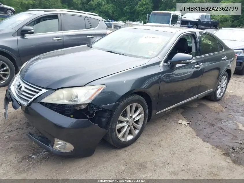 2010 Lexus Es 350 VIN: JTHBK1EG2A2362799 Lot: 42594015