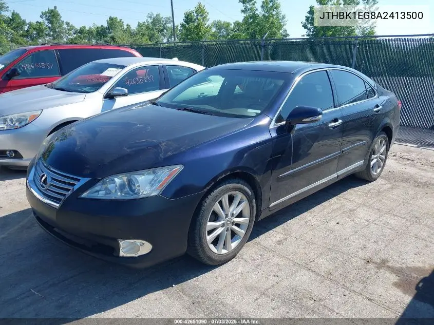 2010 Lexus Es 350 VIN: JTHBK1EG8A2413500 Lot: 42651090