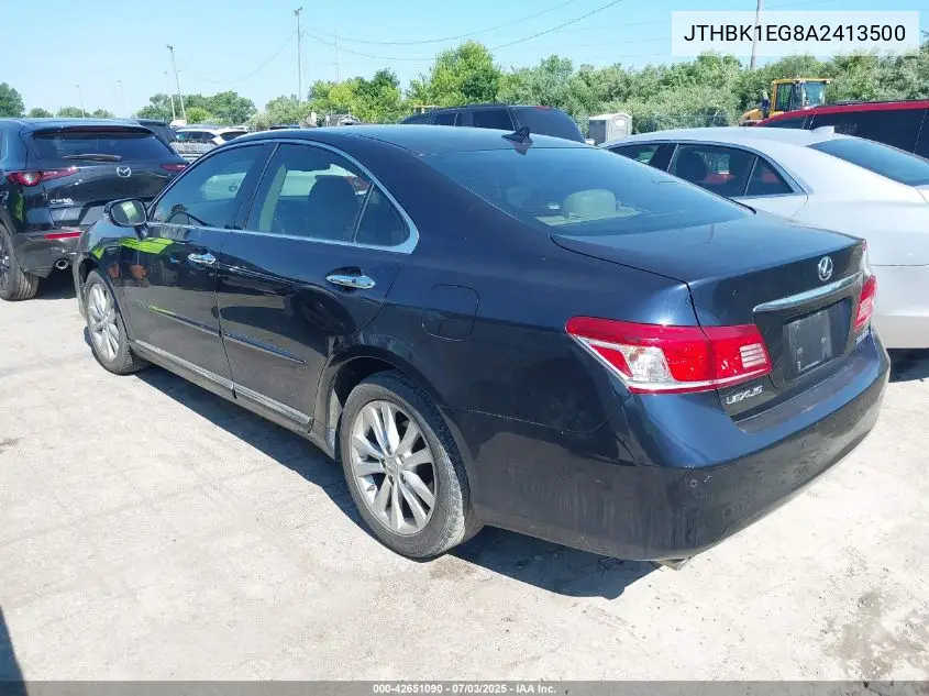 2010 Lexus Es 350 VIN: JTHBK1EG8A2413500 Lot: 42651090