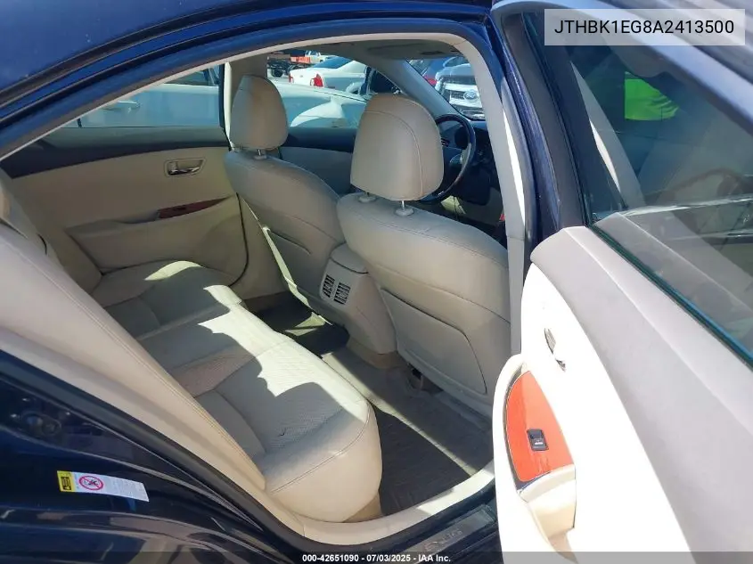 2010 Lexus Es 350 VIN: JTHBK1EG8A2413500 Lot: 42651090