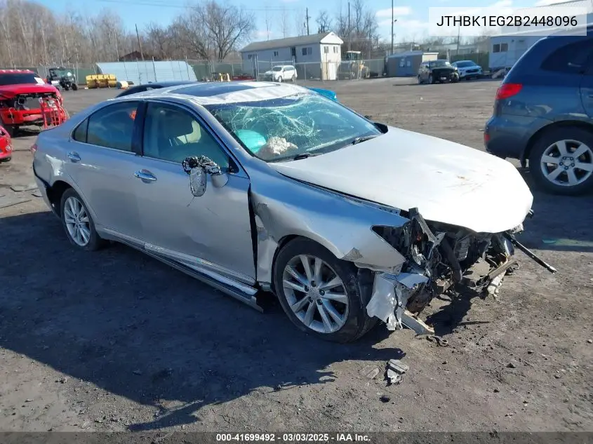 2011 Lexus Es 350 VIN: JTHBK1EG2B2448096 Lot: 41699492