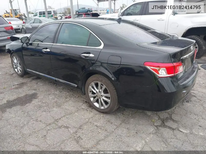 2011 Lexus Es 350 VIN: JTHBK1EG1B2414795 Lot: 42047745
