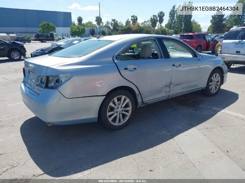 2011 Lexus Es 350 VIN: JTHBK1EG8B2464304 Lot: 42234694