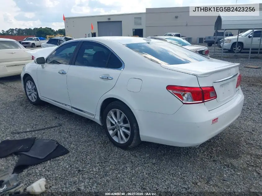 2011 Lexus Es 350 VIN: JTHBK1EG5B2423256 Lot: 42608748