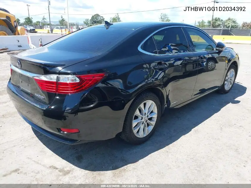 2013 Lexus Es 300H VIN: JTHBW1GG1D2034392 Lot: 42236596