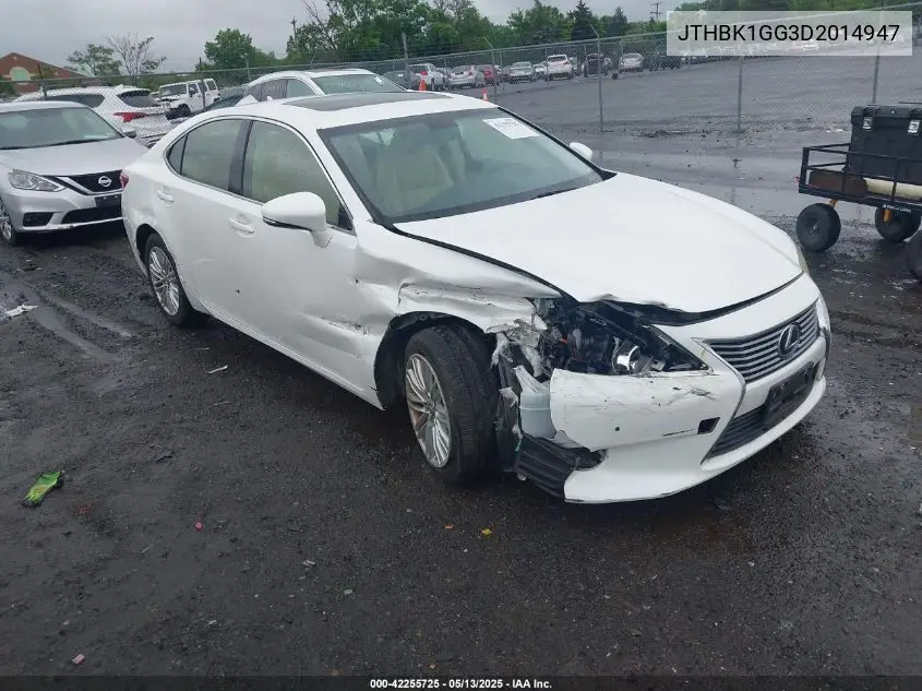 2013 Lexus Es 350 VIN: JTHBK1GG3D2014947 Lot: 42255725