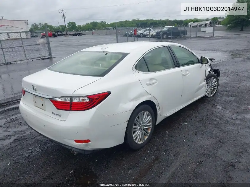 2013 Lexus Es 350 VIN: JTHBK1GG3D2014947 Lot: 42255725