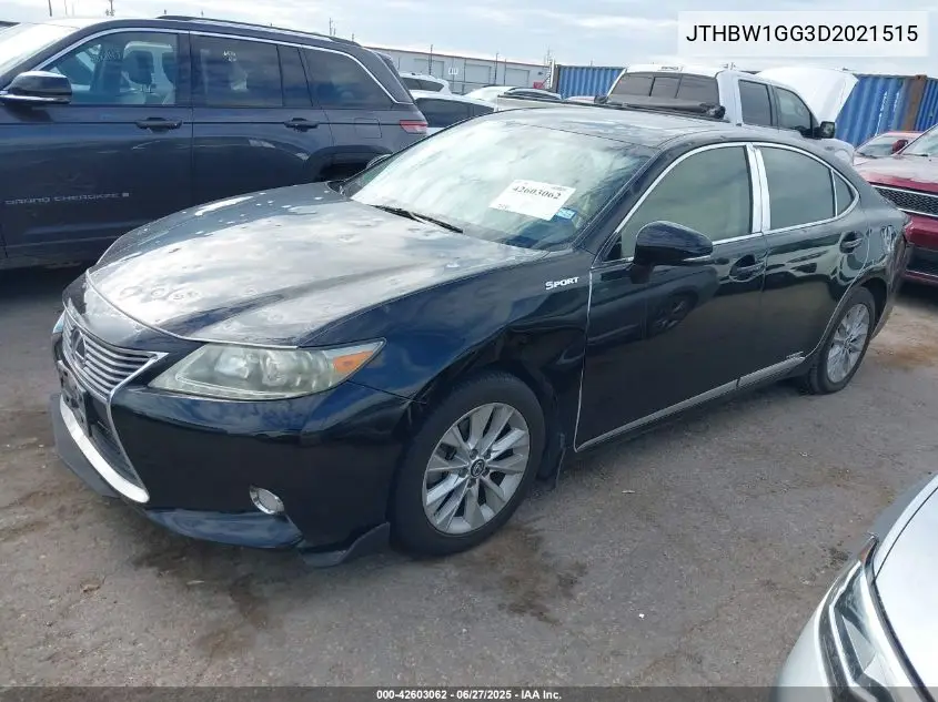 2013 Lexus Es 300H VIN: JTHBW1GG3D2021515 Lot: 42603062