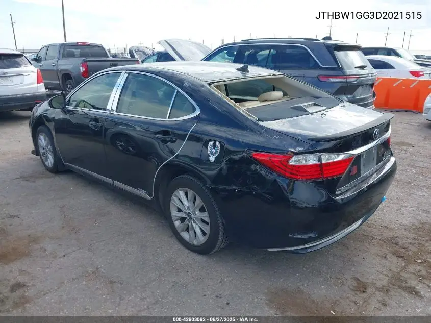 2013 Lexus Es 300H VIN: JTHBW1GG3D2021515 Lot: 42603062