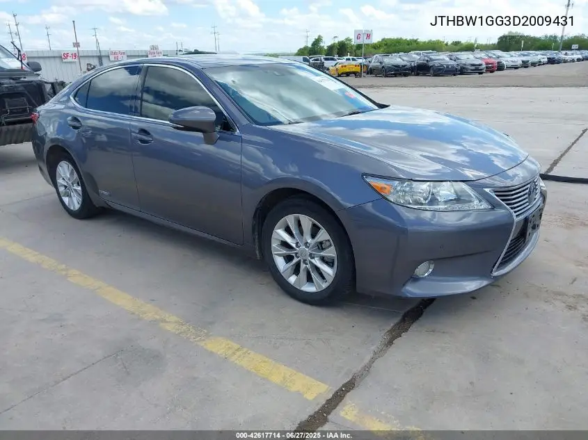 2013 Lexus Es 300H VIN: JTHBW1GG3D2009431 Lot: 42617714